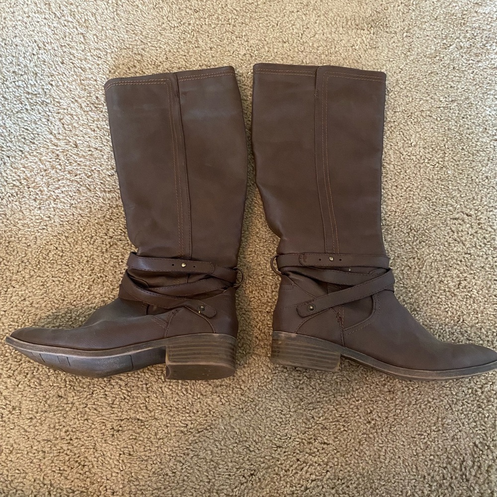 Brown Knee High Boots